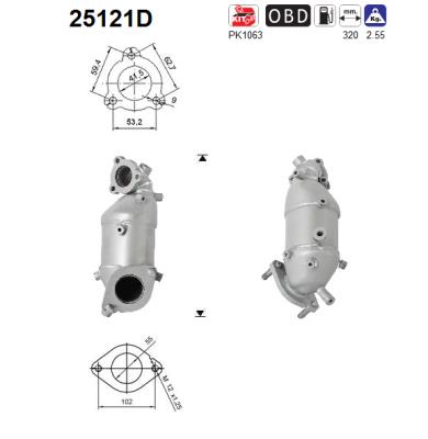 AS 25121D Catalizzatore