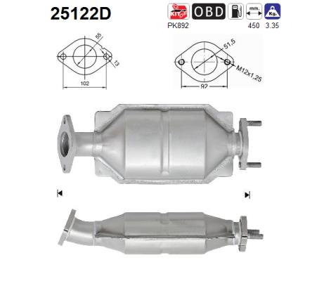 AS 25122D Catalizzatore