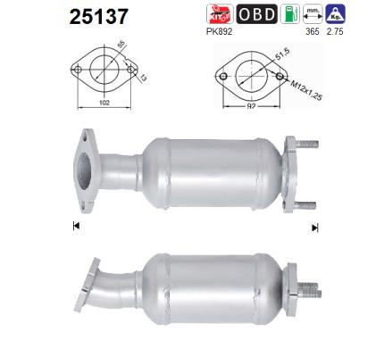 AS 25137 Catalizzatore