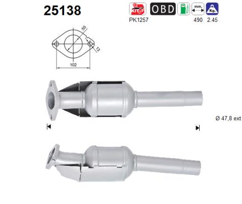 AS 25138 Catalizzatore