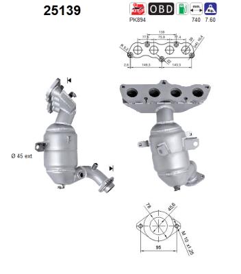 AS 25139 Catalizzatore