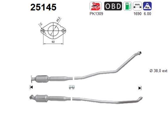 AS 25145 Catalizzatore