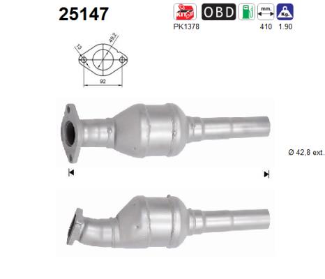 AS 25147 Catalizzatore