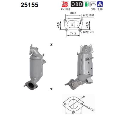 AS 25155 Καταλύτης for KIA