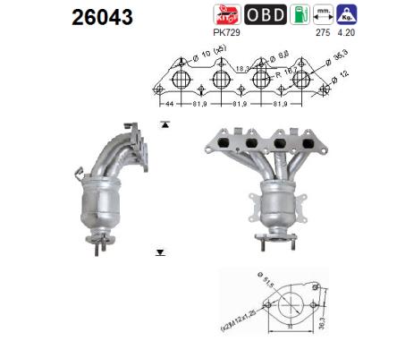AS 26043 Catalizzatore