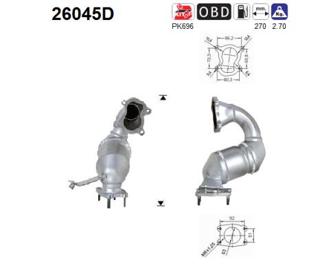 AS 26045D Catalizzatore