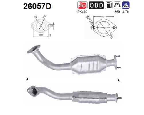 AS 26057D Catalizzatore