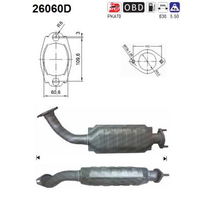 AS 26060D Catalizzatore