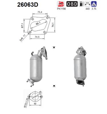 AS 26063D Catalizzatore