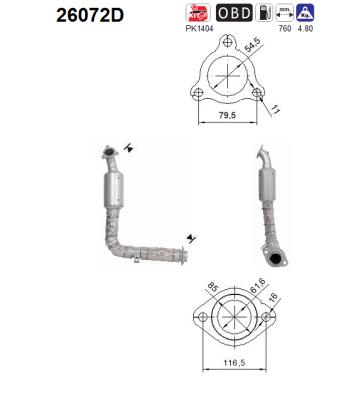 AS 26072D Catalizzatore