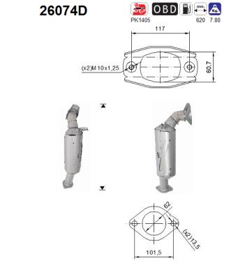 AS 26074D Catalizzatore