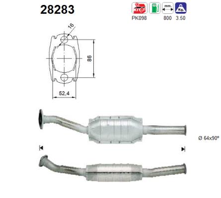 AS 28283 Catalizzatore