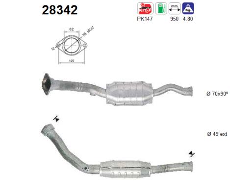 AS 28342 Catalizzatore