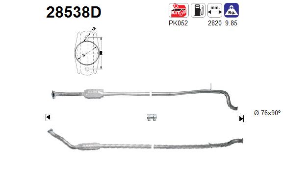 AS 28538D Catalizzatore