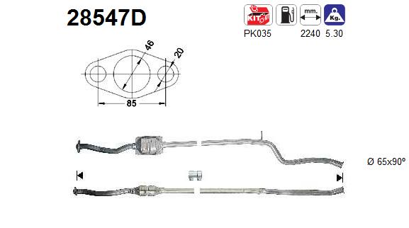 AS 28547D Catalizzatore