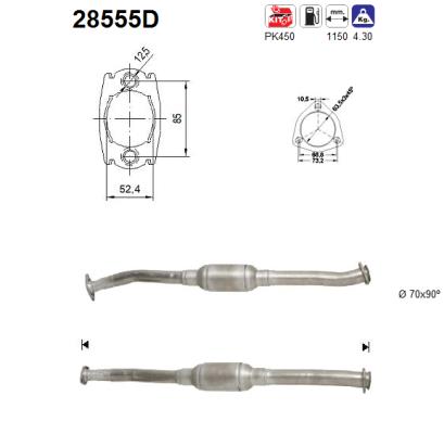 AS 28555D Catalizzatore