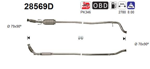 AS 28569D Catalizzatore