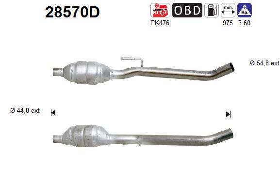 AS 28570D Catalizzatore