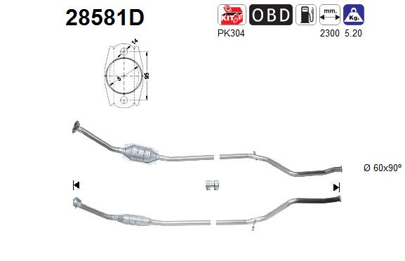 AS 28581D Catalizzatore