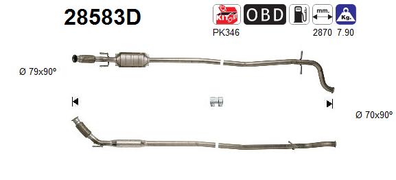 AS 28583D Catalizzatore