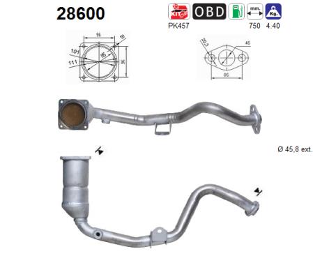 AS 28600 Catalizzatore