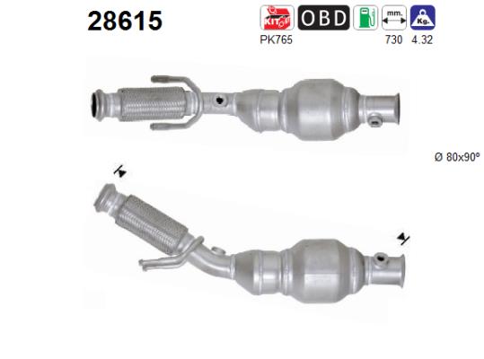 AS 28615 Catalizzatore