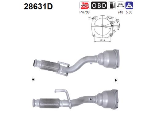 AS 28631D Catalizzatore
