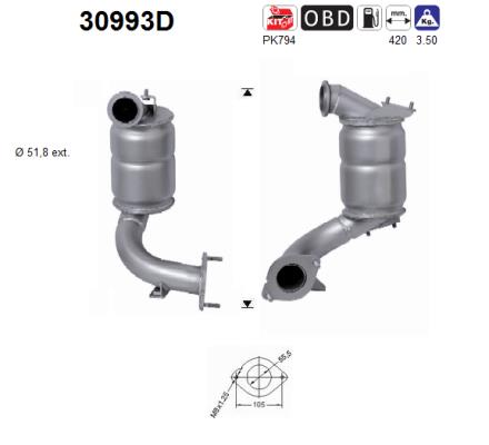 AS 30993D Catalizzatore