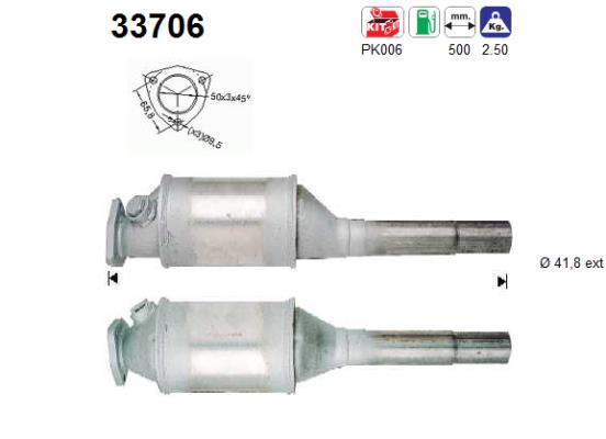 AS 33706 Catalizzatore