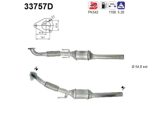 AS 33757D Catalizzatore