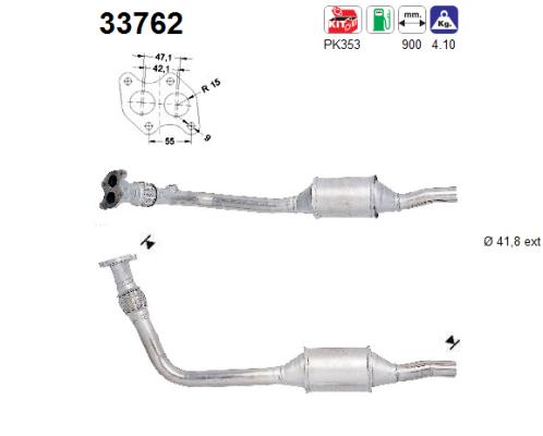 AS 33762 Catalizzatore