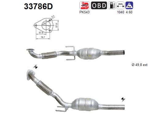 AS 33786D Catalizzatore