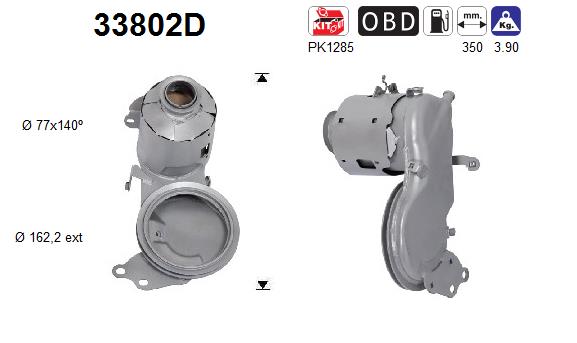AS 33802D Catalizzatore