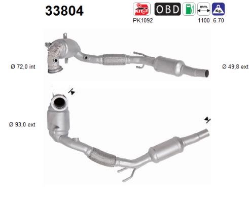 AS 33804 Catalizzatore