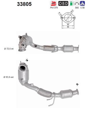 AS 33805 Catalizzatore