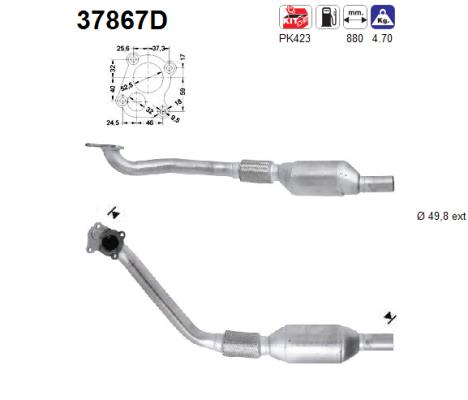 AS 37867D Catalizzatore