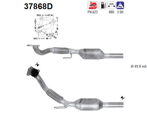 AS 37868D Catalizzatore