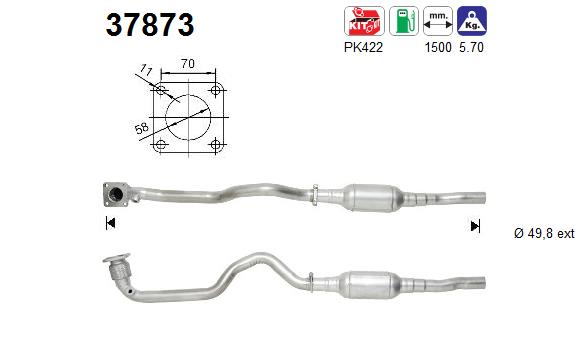 AS 37873 Catalizzatore