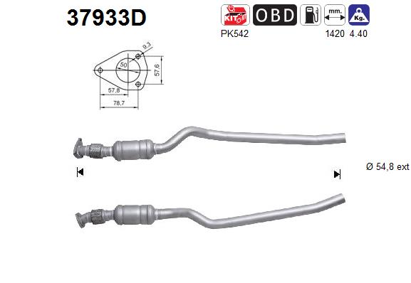 AS 37933D Catalizzatore