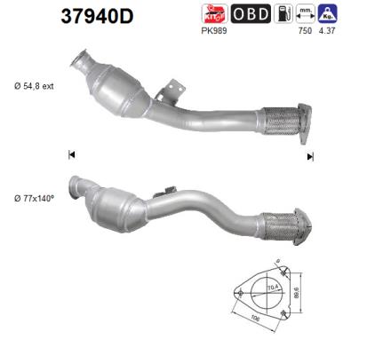 AS 37940D Catalizzatore