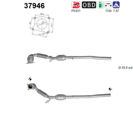 AS 37946 Catalizzatore
