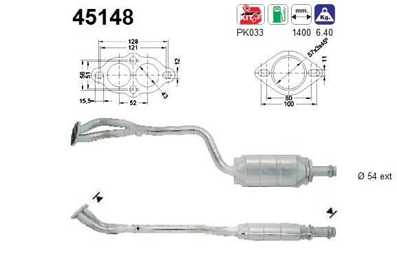 AS 45148 Catalizzatore