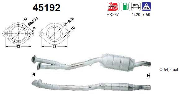 AS 45192 Catalizzatore