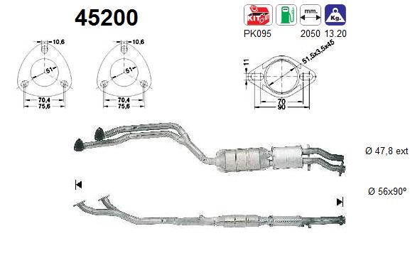 AS 45200 Catalizzatore