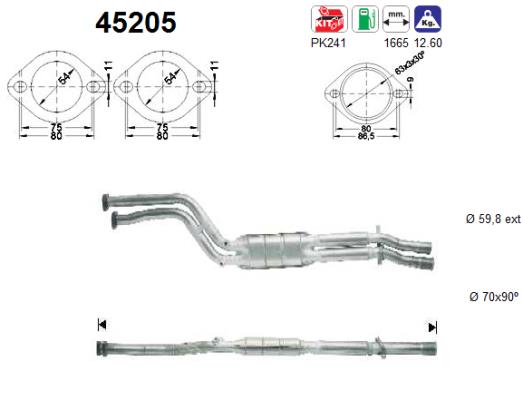 AS 45205 Catalizzatore