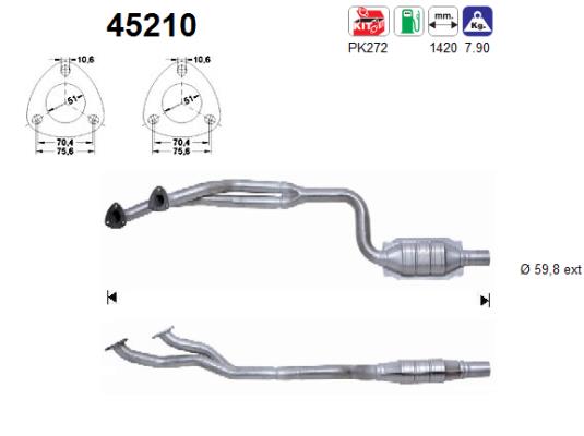 AS 45210 Catalizzatore