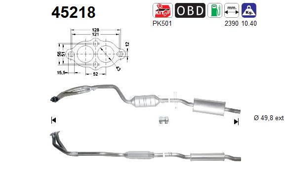 AS 45218 Catalizzatore