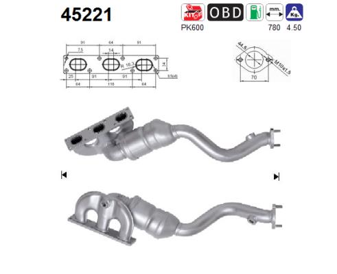 AS 45221 Catalizzatore