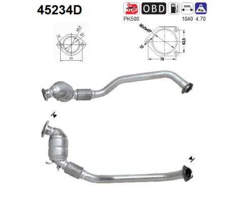 AS 45234D Catalizzatore