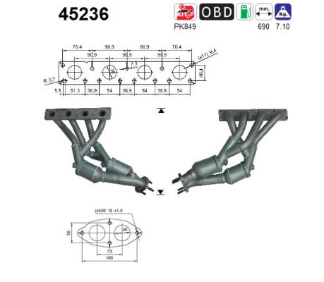 AS 45236 Catalizzatore